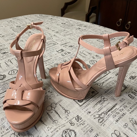 Aldo light pink high heels - Picture 4 of 5
